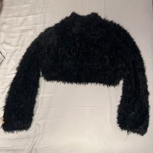 UNIF furry cropped sweater